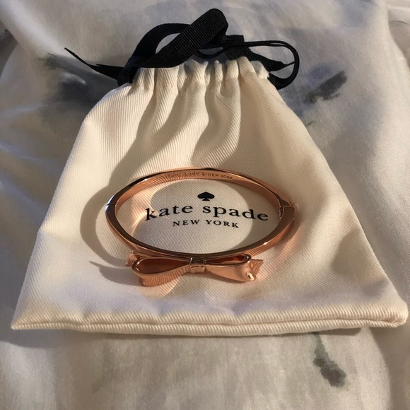 Kate Spade Rose Gold Bow Bracelet NWT - Picture 5 of 5